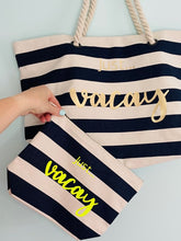 Load image into Gallery viewer, Beach Bag - Just... Vacay with personalisation
