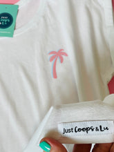 Load image into Gallery viewer, Palm Tree - Women&#39;s T-Shirt with capped sleeves - Various colours