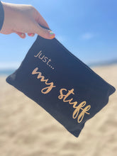 Load image into Gallery viewer, &#39;Just... my stuff&#39; - Personalised organic pouch