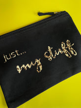 Load image into Gallery viewer, &#39;Just... my stuff&#39; - Personalised organic pouch