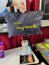 Load image into Gallery viewer, &#39;Just...my snacks&#39; - Personalised organic pouch