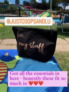 'Just... my stuff' - Personalised XL Pouch