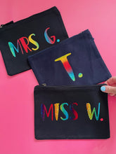 Load image into Gallery viewer, &#39;Just... my stuff&#39; - Personalised organic pouch