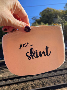 Personalised 'Just... skint' Purse