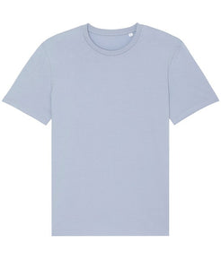 Organic Unisex T-Shirt - Serene Blue - 'Just... a minute' - Size S