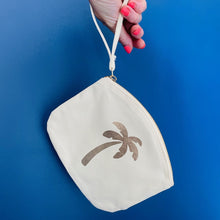 Load image into Gallery viewer, SALE! Travel Wristlet Pouch - Personalised/Palm Tree