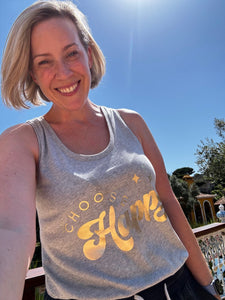Women's Organic Top - Just... Choose Happy - Various Colours