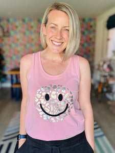 Women's Organic Top - Smiley - Various Colours