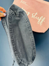 Load image into Gallery viewer, NEW - &#39;Just... my stuff/Bits &amp; Bobs&#39; - Personalised pouch - Various Colours