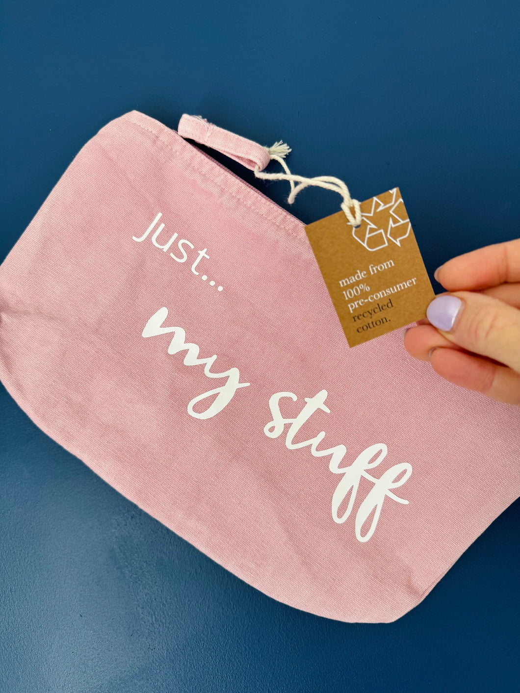 NEW - 'Just... my stuff/Bits & Bobs' - Personalised pouch - Various Colours