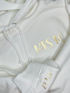 NEW - Just... Married - Ultimate Hoodie with personalisation