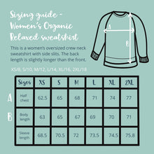 Load image into Gallery viewer, SALE! Women&#39;s Organic oversized sweatshirt - Size Large. Leopard Smiley