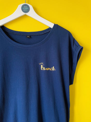 Just... brunch - Women's T-Shirt. Navy. Size M