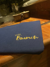 Load image into Gallery viewer, SALE! Just... brunch - Women&#39;s T-Shirt. Navy. Size M