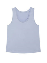 Load image into Gallery viewer, SALE! Women&#39;s Organic Vest Top - Blue. Size Large