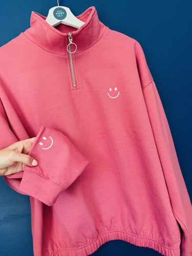 NEW - Women's cropped 1/4 zip sweat - Various Colours