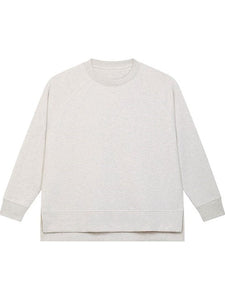 SALE! Women's Organic oversized sweatshirt - Size Large. Leopard Smiley