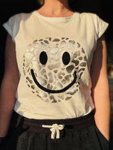 Load image into Gallery viewer, NEW - Women&#39;s Smiley T-Shirt with capped sleeves - Various colours