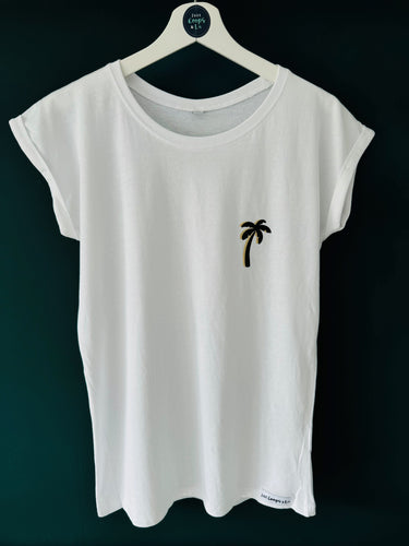Palm Tree - Women's T-Shirt with capped sleeves - Various colours