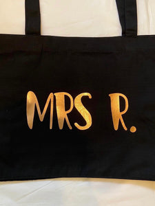 NEW - 'Just... Married - Personalised XL Tote