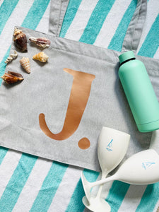 'Just... my stuff' XL Tote - GREY - with personalisation