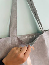 Load image into Gallery viewer, &#39;Just... my stuff&#39; XL Tote - GREY - with personalisation
