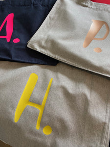 'Just... my stuff' XL Tote - GREY - with personalisation
