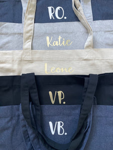 Smiley - XL Tote with personalisation