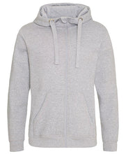Load image into Gallery viewer, Zip Up Hoodie - Grey - Cup of Love - Size S