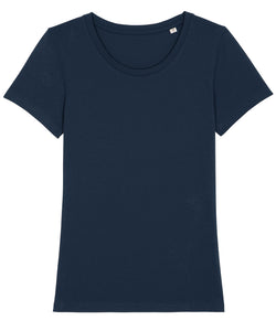 SALE! Women's Organic Navy Tee - Cute Cockail. Size Medium