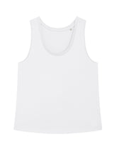 Load image into Gallery viewer, SALE! Women&#39;s Organic Vest Top - White. Size S &amp; XL