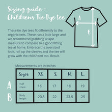 Load image into Gallery viewer, Tie Dye Personalised Kids Tee